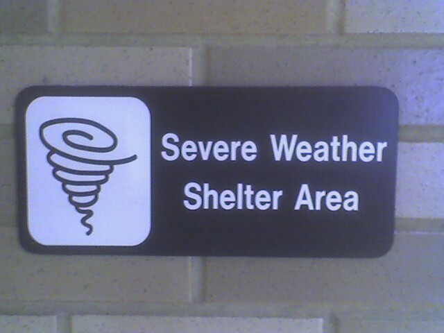 Jamba Juice Sever Weather Shelter sign